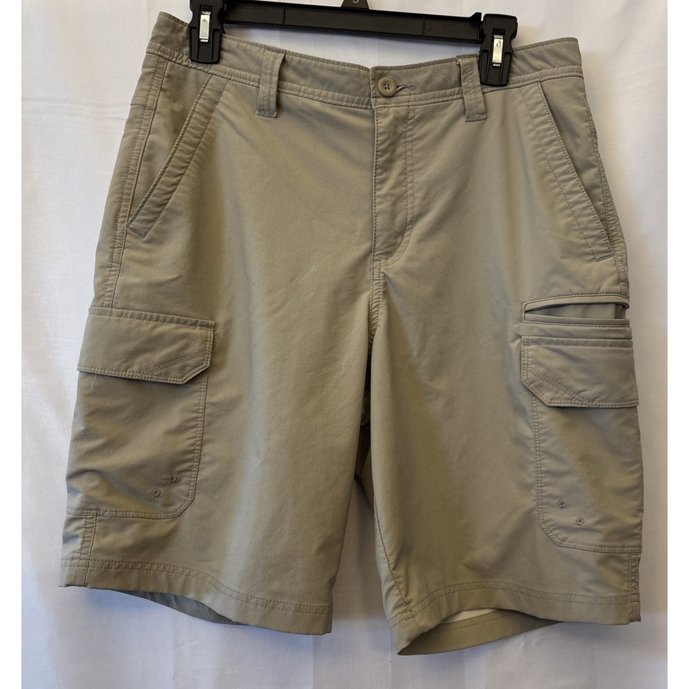 George Brand Men's Khaki Cargo Shorts 32